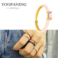 Exquisite 18K Gold - Plated Amethyst Ring for Luxurious Women's Fashion (Champagne gold)