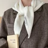Winter Korea Knitted  Triangle Scarf Wool Warm Shawl Scarf Women Neck Protection Smallscarf Cashmere Scarf 2