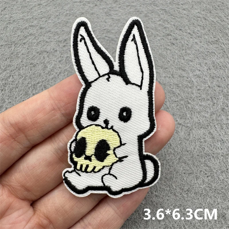 30 teile/los Katze Pfote Stickerei Patches Cartoon Eisen auf Patches Applique für Kleidung Streifen Patches Aufkleber DIY Dekoration – Detail 7