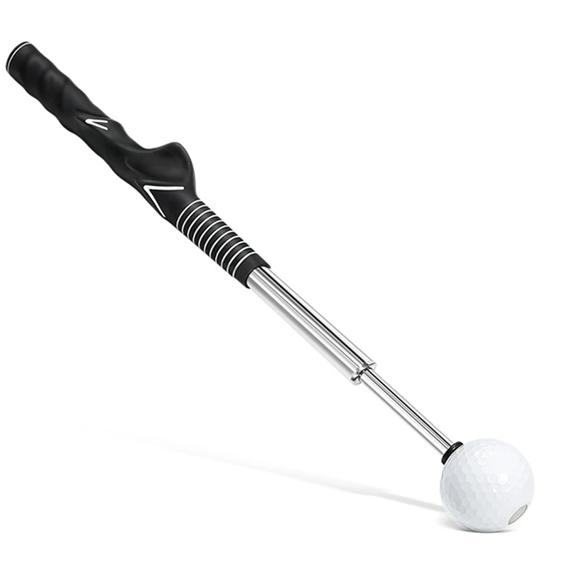 1 Pcs Golf Swing Practice Stick Telescopic Golf Swing Trainer Golf Swing Master Training Aid Posture Corrector Practice Golf Exe 4