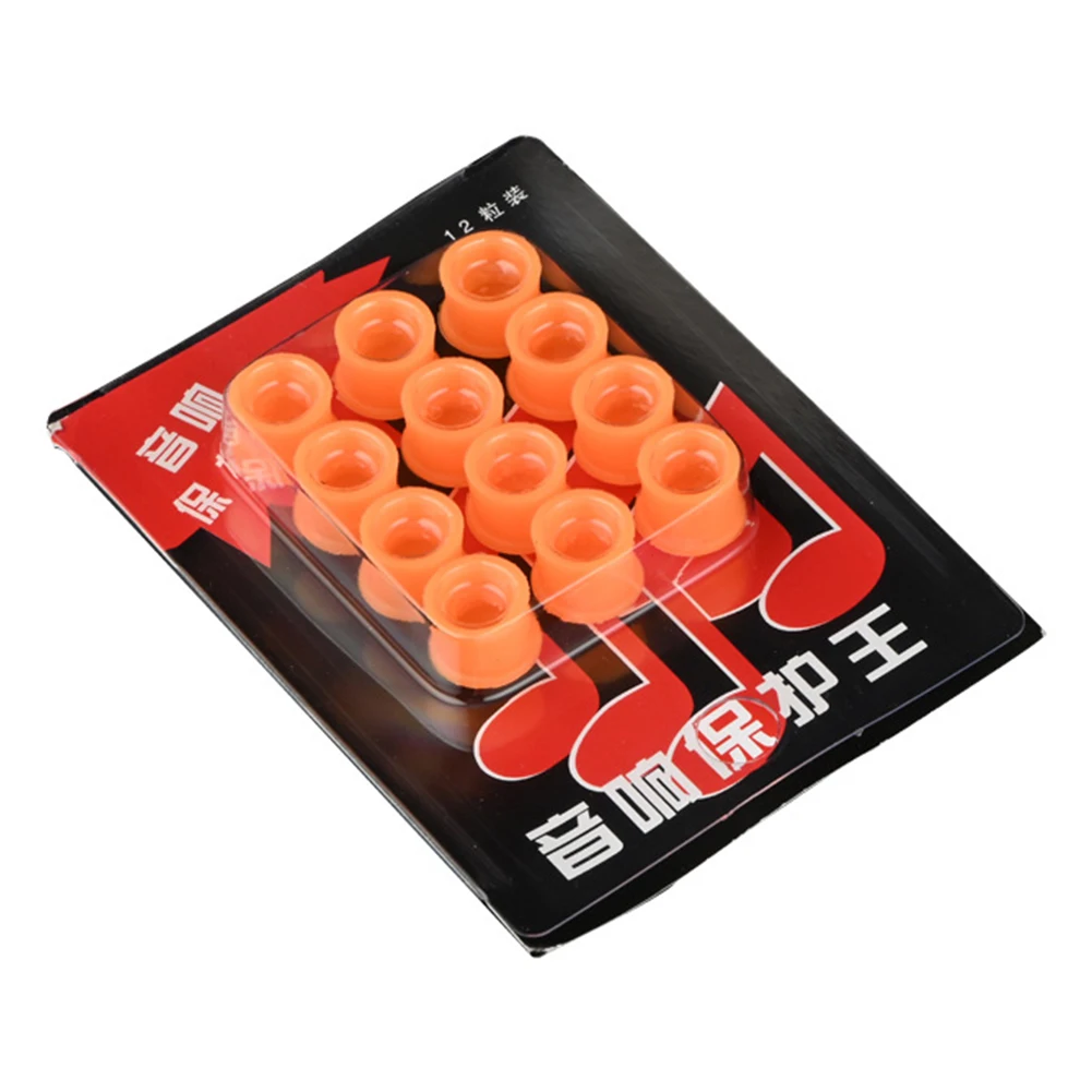 12 Pcs Dust Proof Cover Plastic RCA Connector RCA Female Jack Cover Dust Plug for DVD Amplifier AV RV Receiver