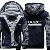 World Rally Championship WRC Hoodies Winter Warm Fleece Zipper WRC Men Coat Jacket Sweatshirt 4