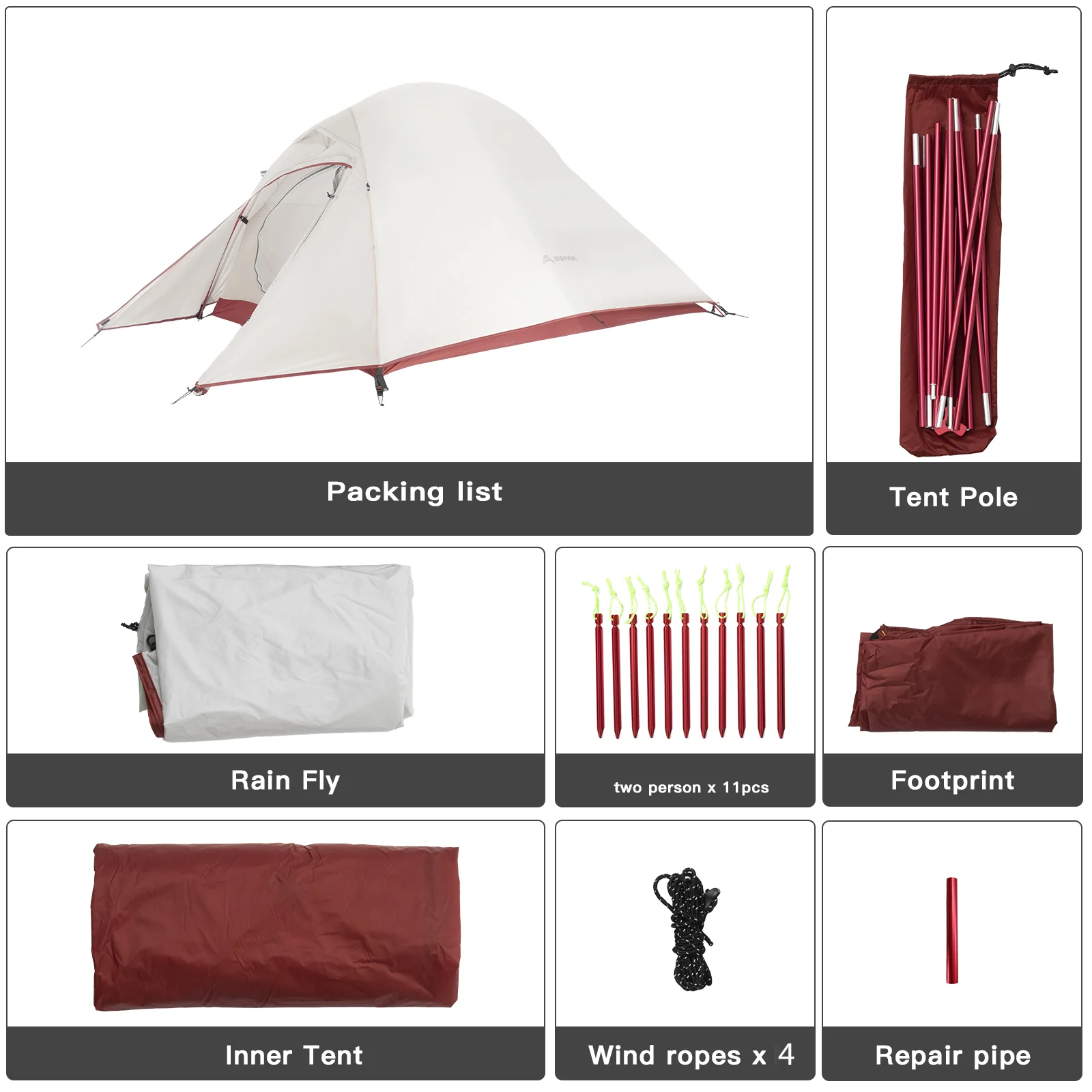 Lightweight 2-Person Tent 5