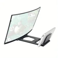 12 Inch Large Curved Screen 3D HD Mobile Phone Screen Magnifier Video Amplifier Universal Smartphone Stand Holder 2