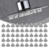 Replacement Shower Head Nozzles Universal Compatibility White 7.6*8*0.5 Mm Durable Material For 4mm Opening Size 6
