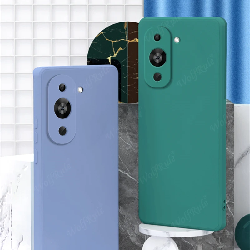 Cover Trasparente HAOYE Per Huawei Nova 10 Pro – Bordo Colorato, TPU + PC, Antiurto, Nero