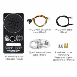 AI Voice Recognition Module with Custom Wake Words and Programmable Sound Sensor Kit (AI Voice Module)