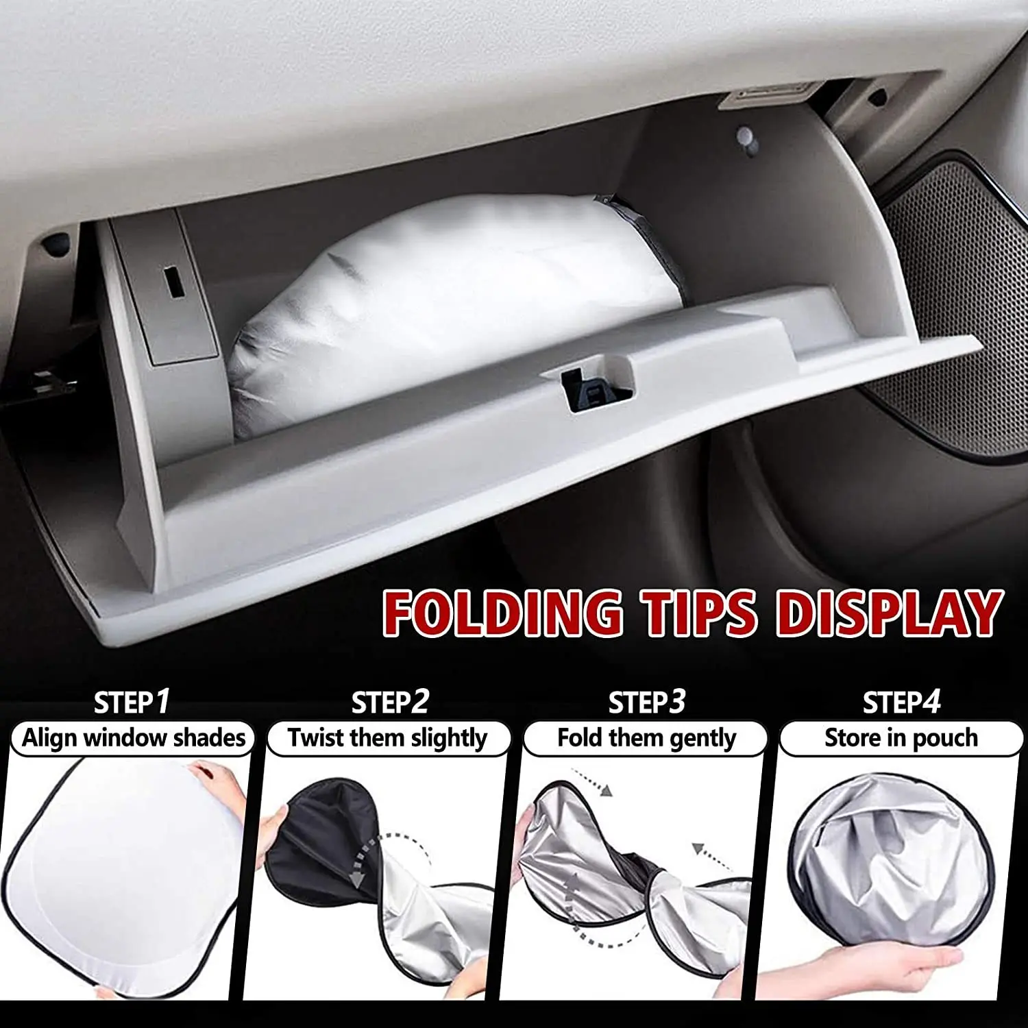 Windshield Sunshades Foldable Car Front Window Sunshade for Most Car SUV Truck Vans Visor Blocks UV Rays & Heat Protection car sunshade windshield sunshade windshield sun shade