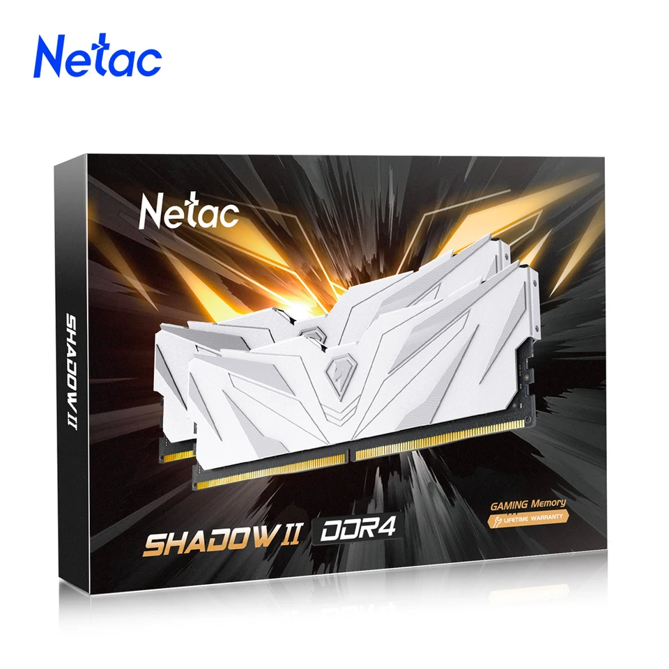 メモリー Netac DDR4-3200 32GB(16GBx2) White Netac-DDR4 RAM,32GB, 16GB, 8GB, 3200MHz, 3600MHz,ddr5,4800MHz,xmp2