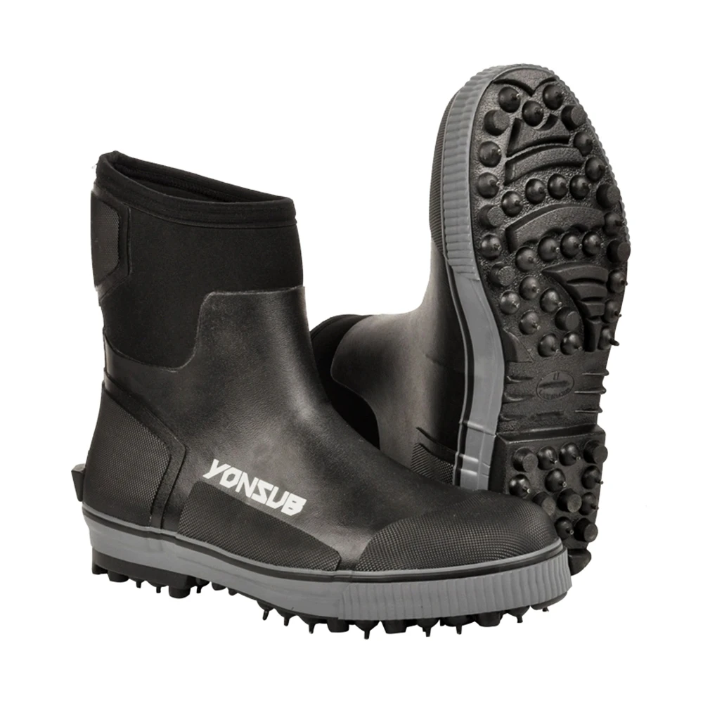 1 Pair Fly Fishing Shoes Upstream Boots Rubber Sole With Nails Professional Fishing Waders Climbing Hiking Skid-proof Shoes