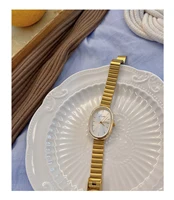 1pc New Fashionable Women’s Watch With Gold Bracelet, Vintage & Luxury Ins Style, Elegant & Versatile Quartz Watch ladies watch
