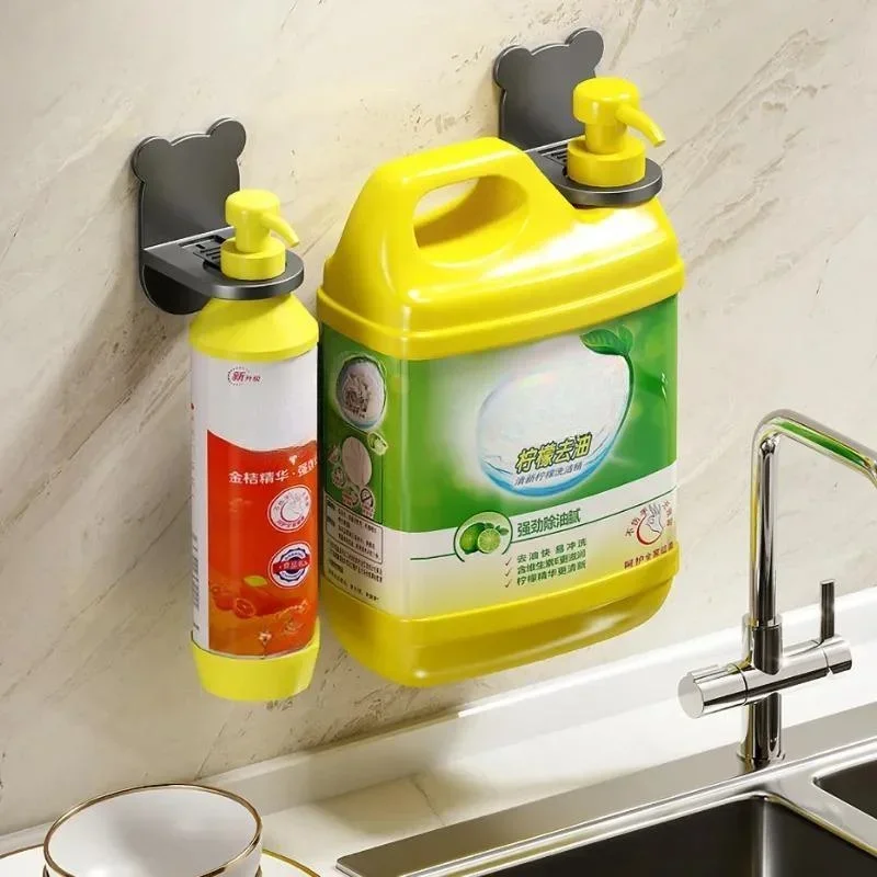 Shower Gel Bottle Rack Shampoo Bottle Holder Bathroom Accessories 2/5PCS Universal Adjustable Wall Mounted bathroom shelf rack,wall shelf organizer,wall mounted bottle holder