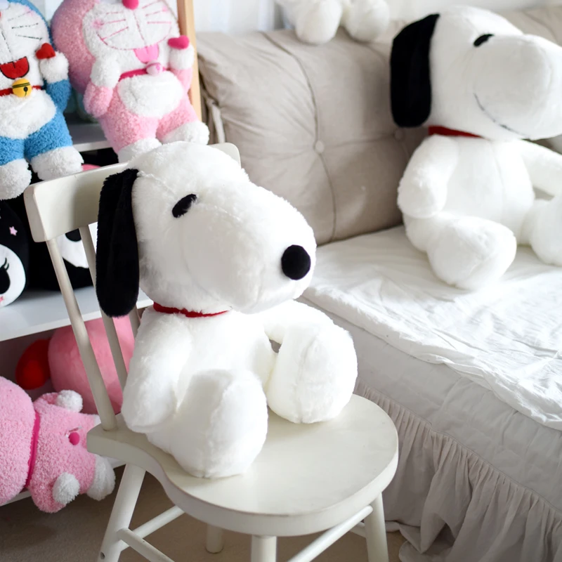 40/60cm Snoopy Plush Toy Snoopy Stuffed Doll Children's Toy Snoopy Pillow Korean Lazy Style Home Decoration Gift For Girl