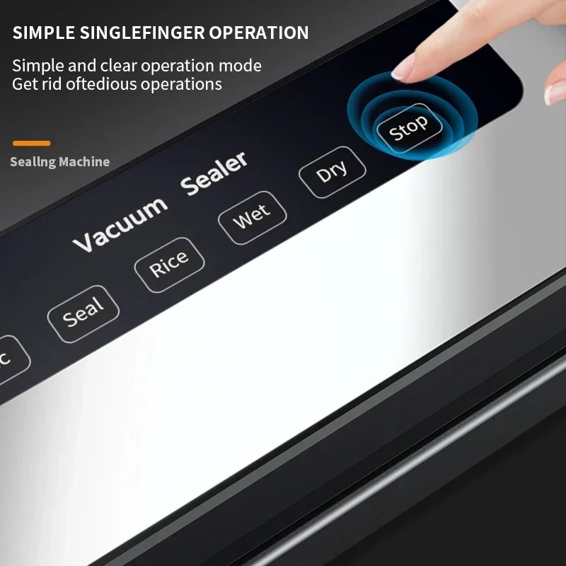 Electric Vacuum Sealer Packaging Machine Kitchen Food Saver Bags Commercial Vacuum Food 30cm Sealing for Home Packaging Supplies 3