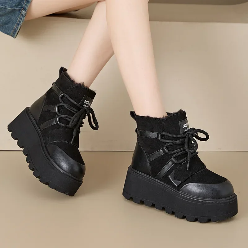 Boot Womens Platform Genuine | Fujin Ankle Boots Women