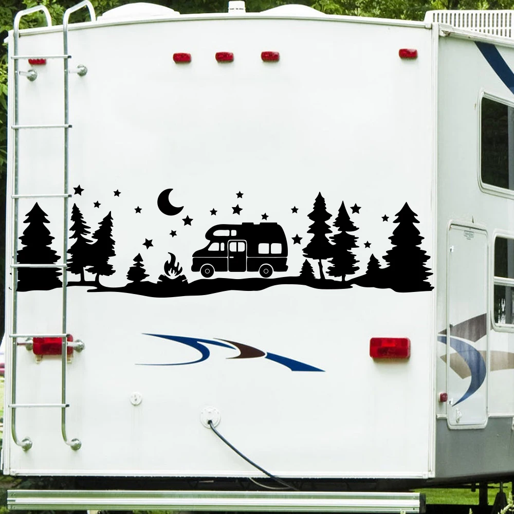 Adesivo Per Gonna Laterale Per Auto Adesivo Per Pellicola In Vinile Per Auto A Strisce Lunghe Camper Camper RV Decorazione Per Linea Carrozzeria Decalcomanie In Vinile śssi - Foto 4