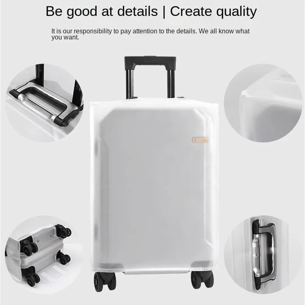 16-28인치 여행용 가방 커버 투명 EVA 가방 보호 커버 방진 방수 여행가방 보호 커버