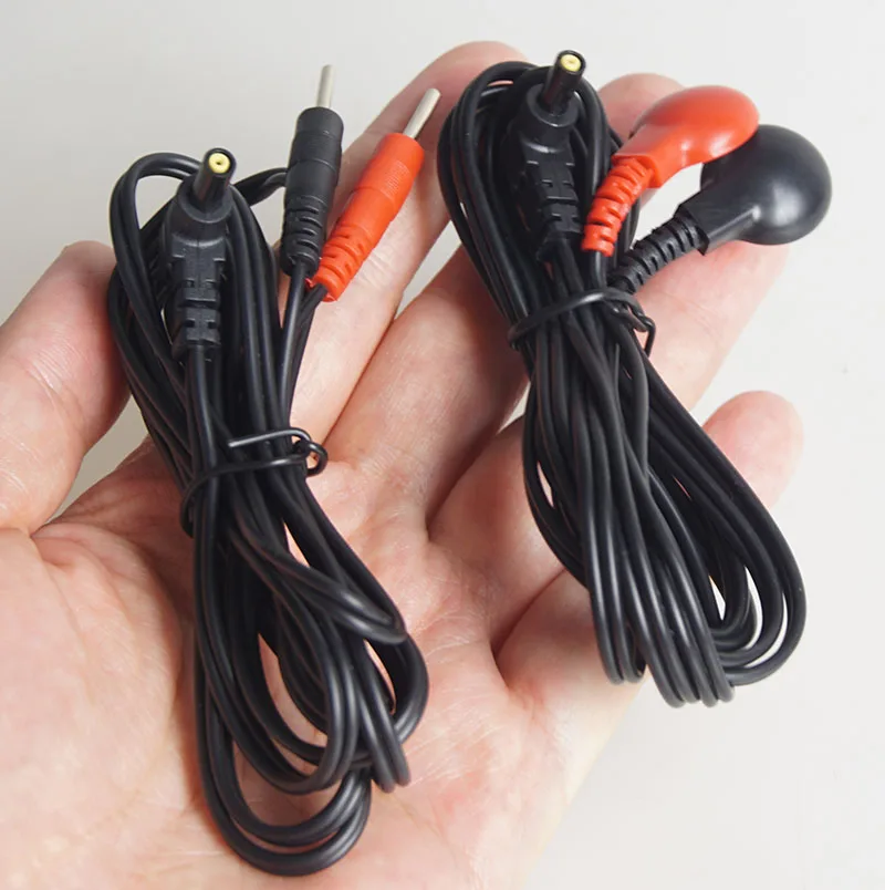 DC2.35 Electro Shock Lead Wire Cable Adapters,Estim E stim Sex Toys,Electroshock,Electrosex,BDSM Electric Shocker Stimulation