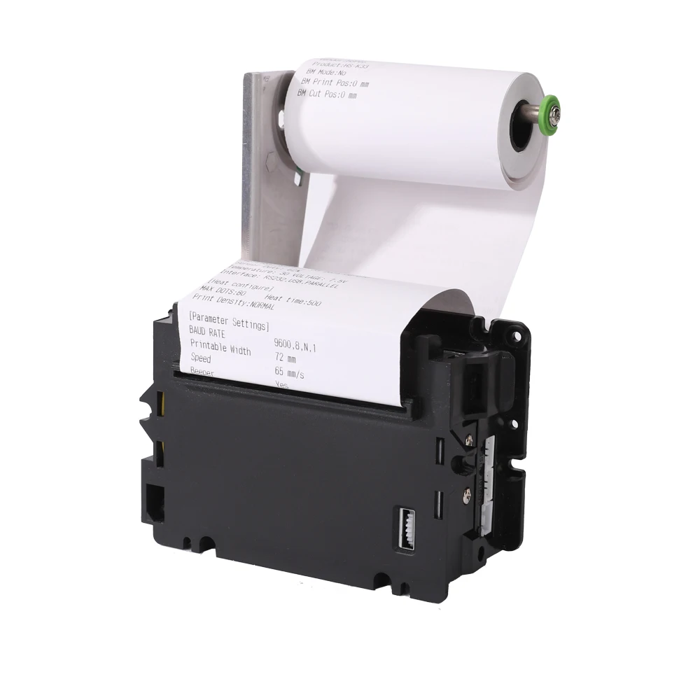 도매 신제품 3인치 80mm 마이크로 내장형 RS232 USB 패널 열전사 영수증 라벨 프린터 12V 안드로이드 리눅스 윈도우용