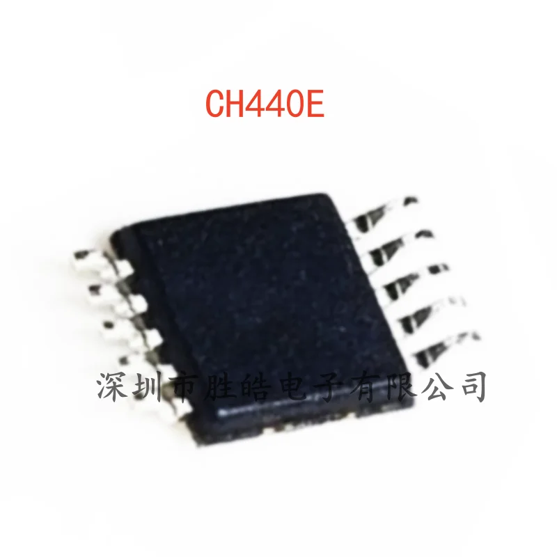 

(10PCS) NEW CH440E CH440 2 Single Pole Double Throw 5V Low Resistance Analog Switch Chip MSOP-10 Integrated Circuit