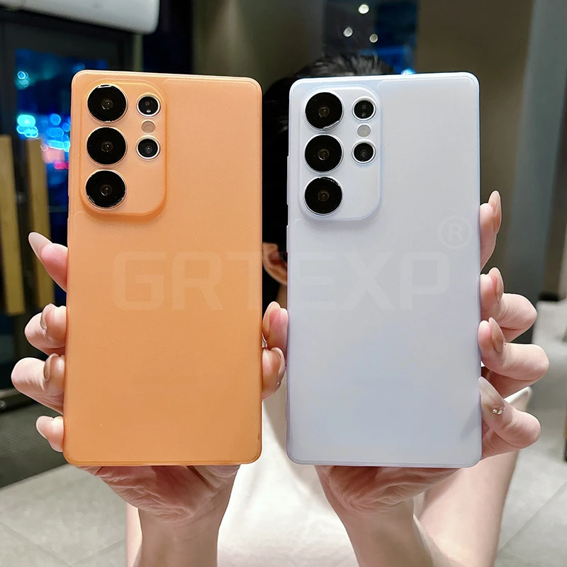 Ultra Thin Matte Clear Soft TPU Anti-Fingerprint Shockproof Case