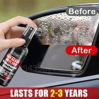 Car Glass Anti-rain Water Spray Repellent Nano Coating Hydrophobic Waterproof Agent Oil Film Removing Auto Glass Film Agent