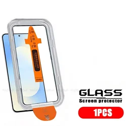 Premium Tempered Glass Screen Protector - 9H Full Dust - Free Protection for Samsung Galaxy FE Series (1 Front Glass)