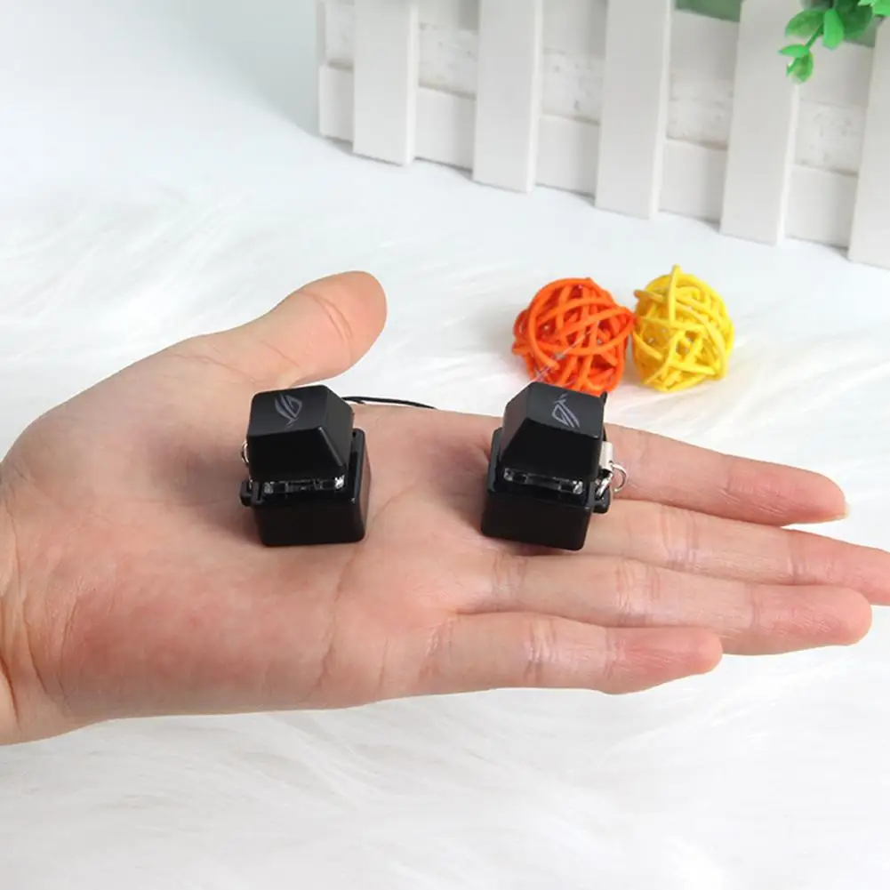 Cute Fingertip Fidget Toy Portable Fidget Keycap Toy Mini Clicker Decompression Mini Keyboard Button Adults