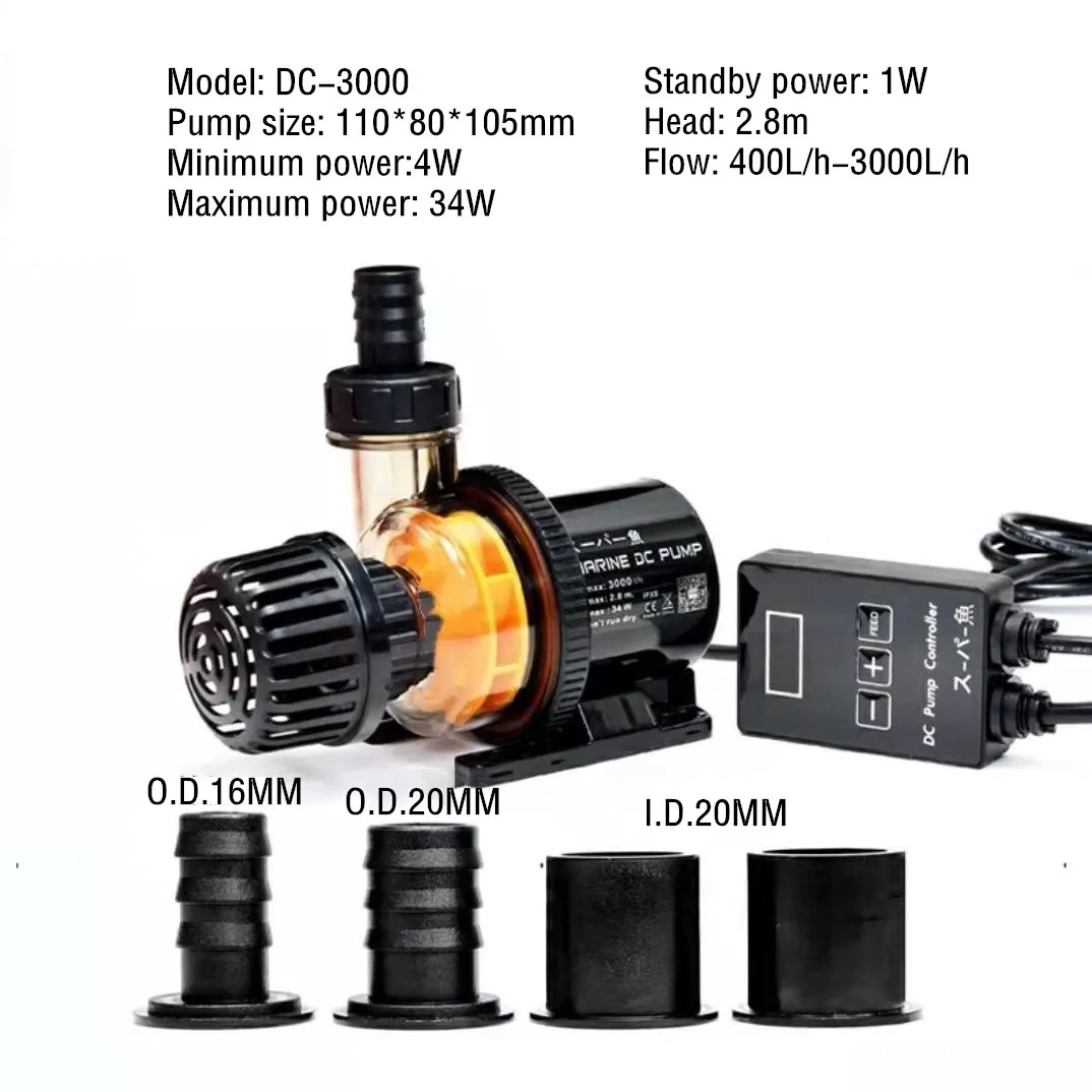 Ultra-Quiet Aquarium Water Pump Submersible Water Fountain Pump Controller Powerful Return Fish Tank Filter water pump aquarium water pump fish tank pump