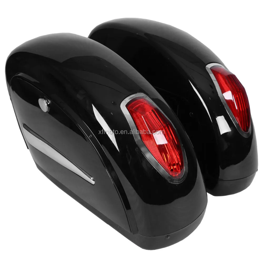 

Motorcycle Saddlebags For Harley Softail Fatboy Dyna Electra Glide Sportster