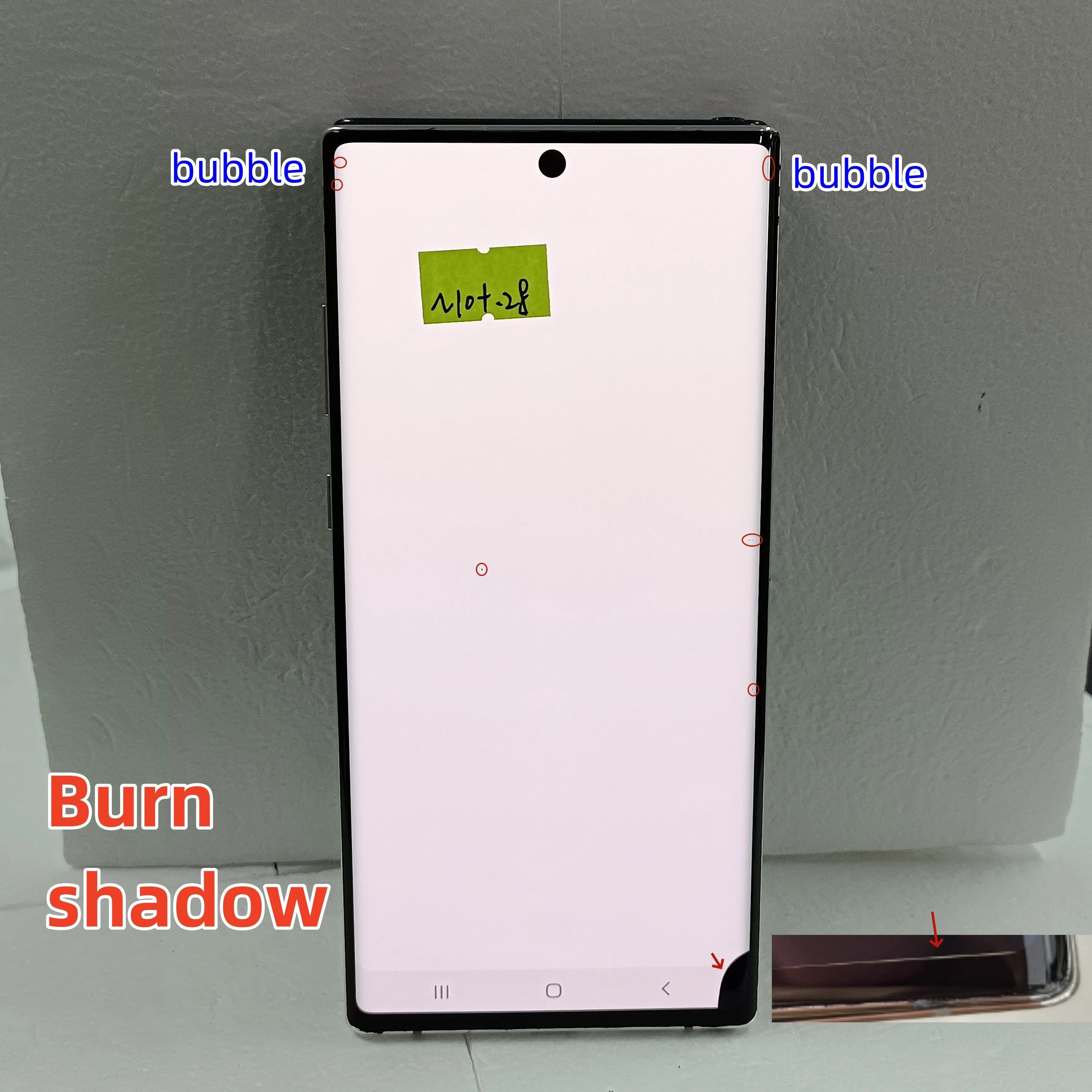 AMOLED Note 10 Plus Screen For Samsung Galaxy Note10plus Touch LCD Display N10+ N975W N975F N9750 With Frame Repair Assembly