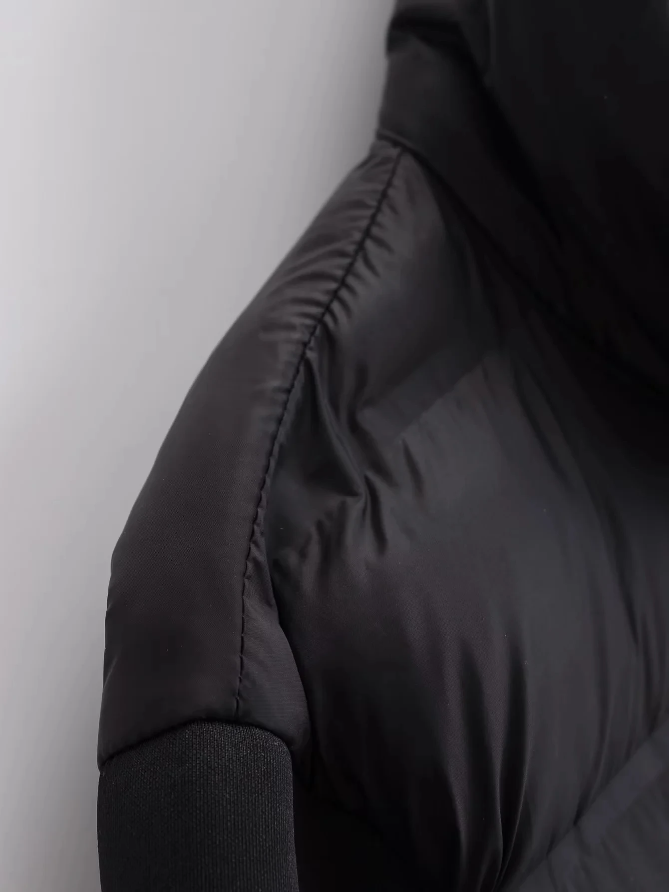 Casacos De Inverno Feminino szatrafins Woman's Jacket Coat Patchwork Cropped Long Sleeve Coat Armygreen Parkas Veste Femme Parki