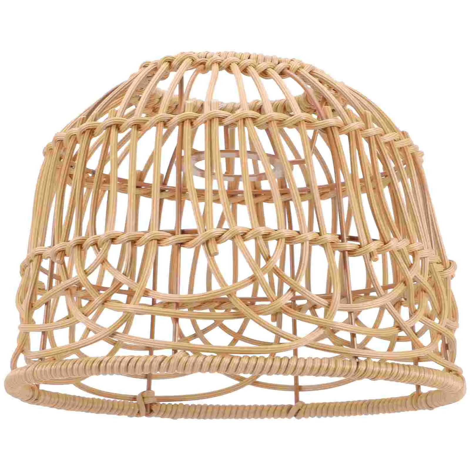 Light Covers Rattan Lampshade Shades for Restaurant Retro Ceiling Lights Exquisite Woven