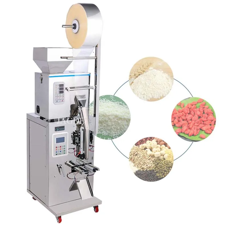 

Tea Bag Machine With Three Sides Sealing And Back Sealing Automatic Weighing Small Packaging Machine