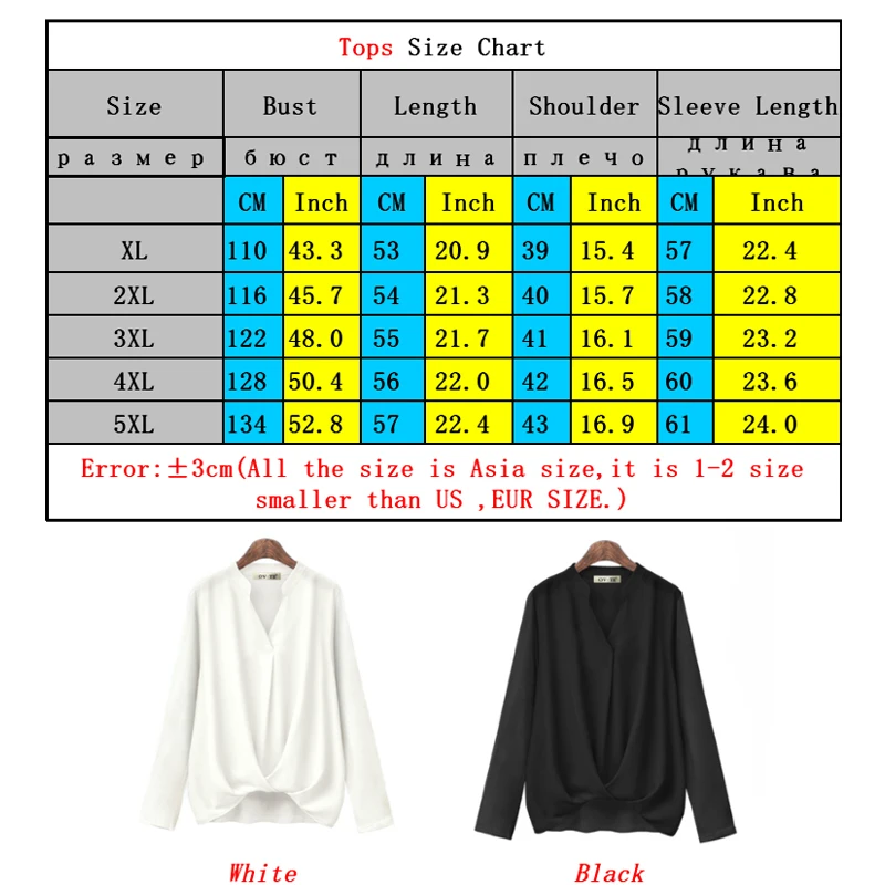 2024 Spring Summer Women Long Sleeve Blouse Plus Size 5XL Female Shirts European Style V Neck Tops Brand Clothes Blause KN128