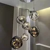 Modern Lava Lamp LED Pendant Lights Lighting PVC Lighting Living Room Indoor Decor Home Fixtures Loft Kitchen Hanging Lamp 2