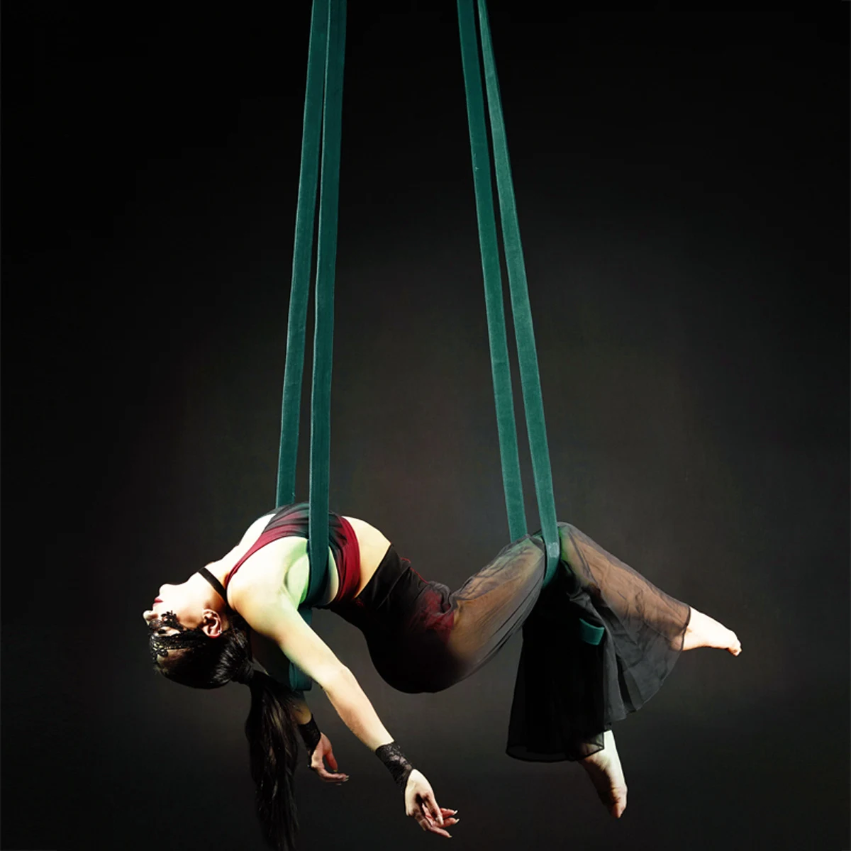 2.75 Meters Aerial Loop Yoga Aerial Straps Ropes Acrobatics Body Loop Trapeze Circus Apparatuses Yoga Straps