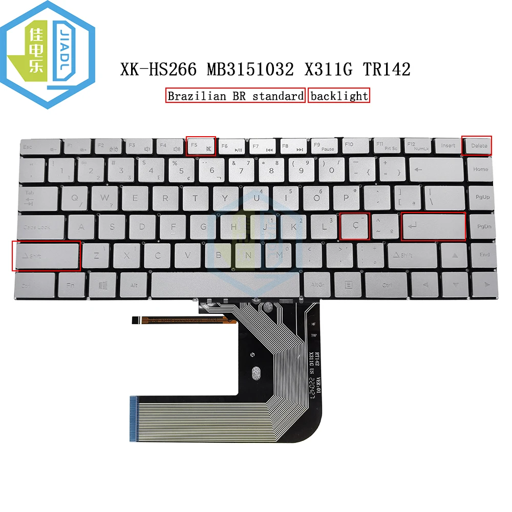 US Korean Laptop Backlit Keyboard Brazilian Keyboards US Korean Laptop Backlit Keyboard Brazilian Keyboards