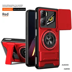 Custodia per Fotocamera Rotante con Anello di Supporto e Copertura Antishock