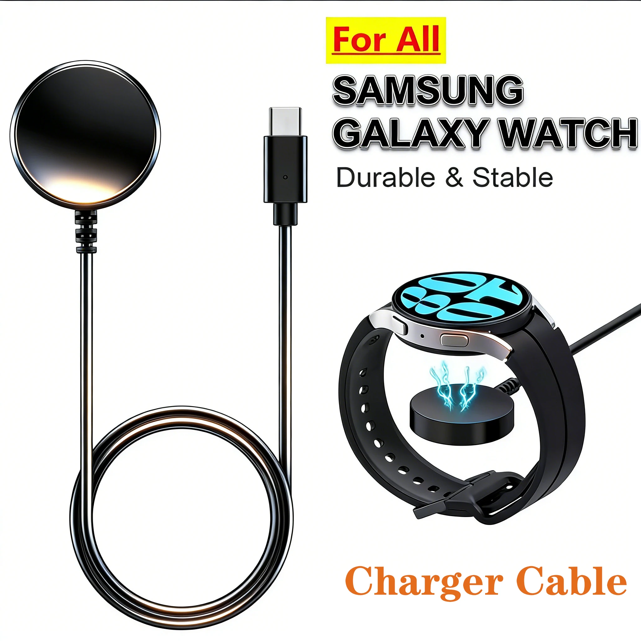 Magnetic Wireless Fast Charging Dock Station - Portable Travel Cradle