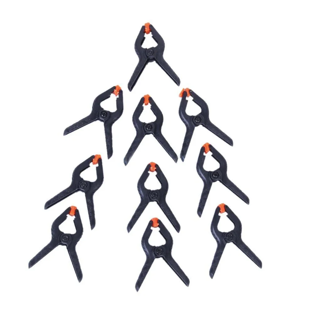 10pcs Background Cloth Clamp Black Backdrop Clamps Peg Portable Multi-function Practical Creative Convenient for Parties Wedding