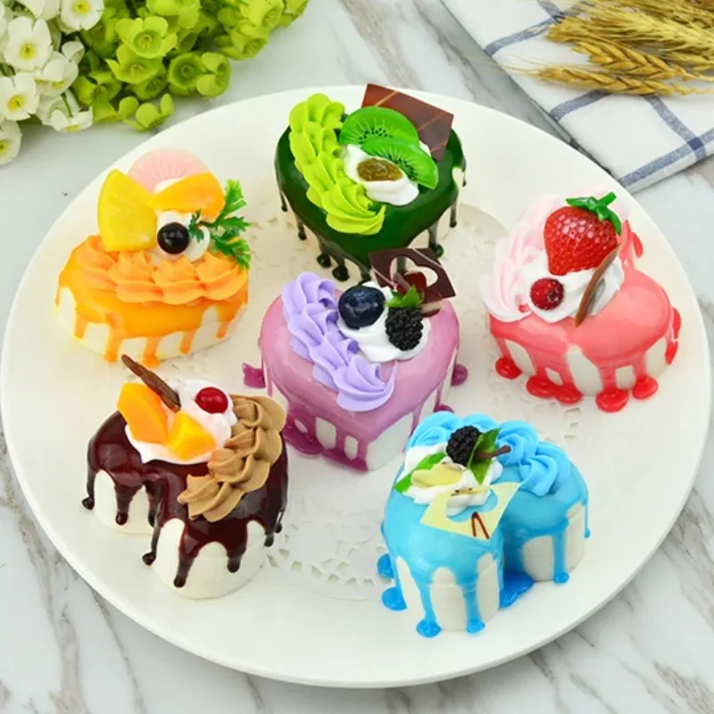 Food Model Food Photography Props Kitchen Food Toys Vegetable Ornaments Table Decoration Bread Food Model Donut Photography Props Artificial Pumpkin Decoration Artificial Egg Decoration Anti Pressure Toys Artificial Cake Food Magnetic Refrigerator Paste Home Display Wedding Valentine's Day Decortion Dessert Table Snack Decoration