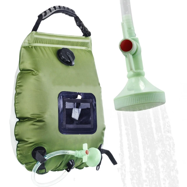 15L Outdoor Camping Shower Water Bag Solar Heating Portable Shower Camping  Hiking Climbing Bath Equipment Ducha Portatil Camping - AliExpress