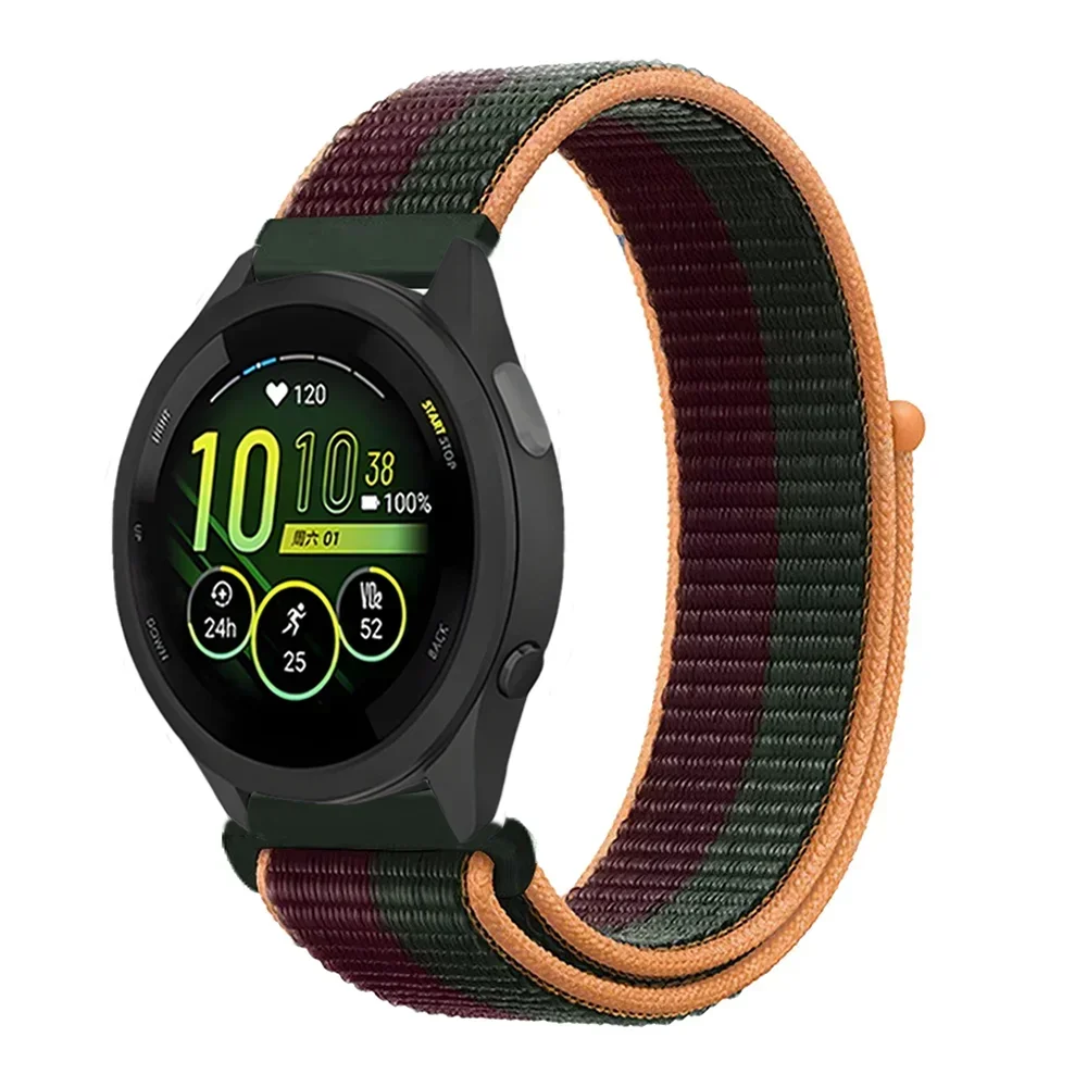 Nylon Braided Loop Sport Bracelet Wristband - 20/22mm Strap