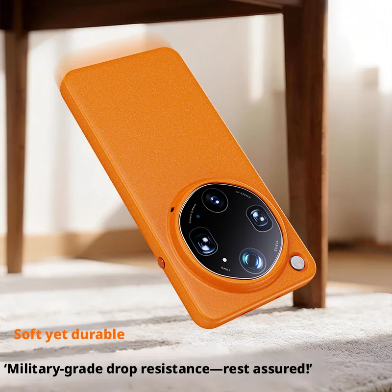 Frosted Rock Sand Magnetic Stain-resistant Leather Shockproof Bumper Case Cover