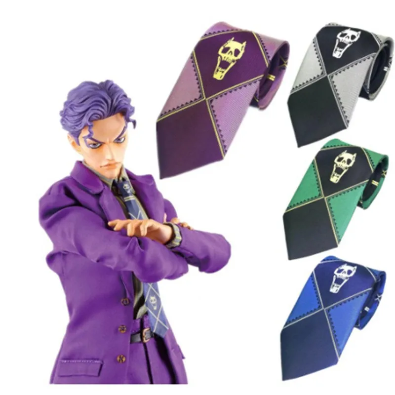 JoJo's Bizarre Adventure Cosplay Necktie anime necktie,anime tie,neck tie,cosplay necktie