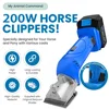 6 Gears 35 Teeth Electric Sheep Goat Shearing Machine Wireless Farm Sheep Wool Shaving Clipper Shear Tool For Makita 18V Battery 2
