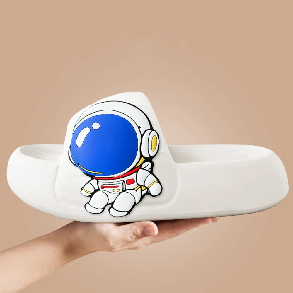 

Новые Симпатичные женские тапочки принцессы мягкие на толстой подошве для девочек Нескользящие домашние сандалии для ванной уличные красивые Мультяшные сандалии qt446