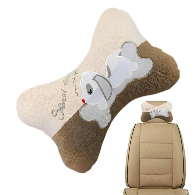Car Headrest Pillow,Cartoon Neck Pillow for Car,Comfortable Soft Car Seat  Pillow for Driving,Head Rest Cushion,Cute Neck Pillow for Travelling and  Home 2Pcs 