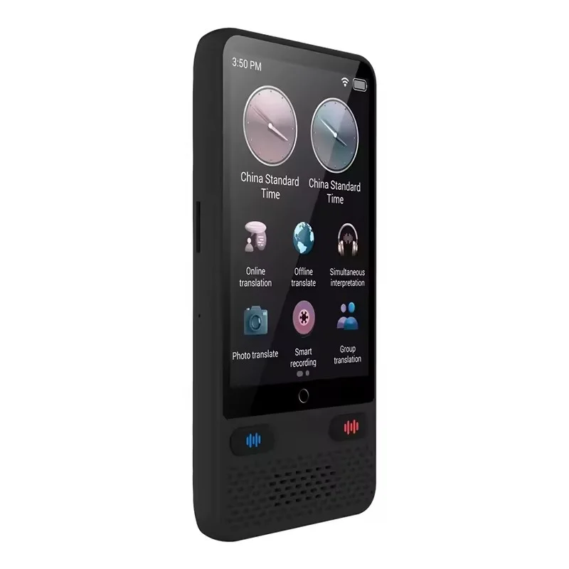 S85 Portable Translator Device 138 Real-time Languages Online & Offline 3.54inch Smart Voice Translation For Foreign Travel voice translator language translator